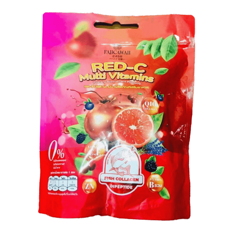 Red C Vitamin C Capsules, Boost Immunity & Glow Naturally