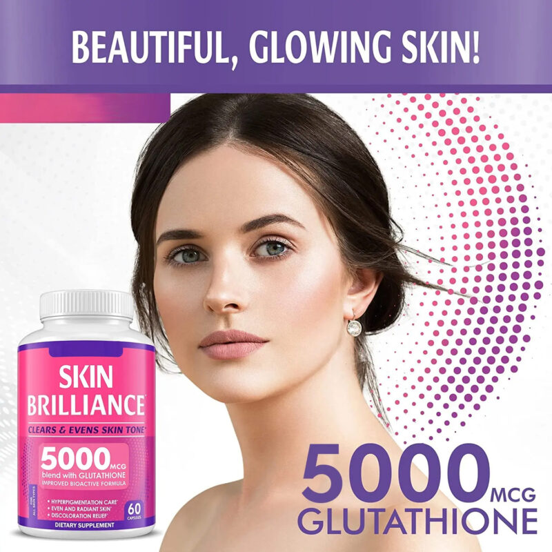 60 Capsules | Glutathione Skin Whitening Capsules - Image 2